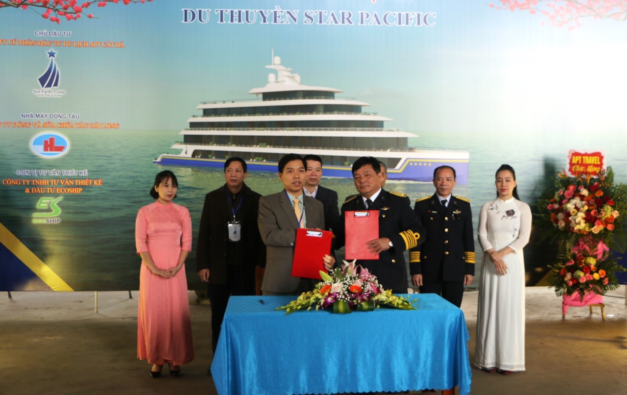 Lễ cắt tôn dự án du thuyền 5 sao Star Pacific tại Hải Phòng